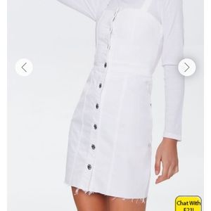 Denim Overall Mini Dress